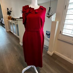 *NWT* Elie Tahari | Brittany Sheath Dress | Red | Sz 14